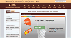 Desktop Screenshot of eshop.evrescomputers.cz